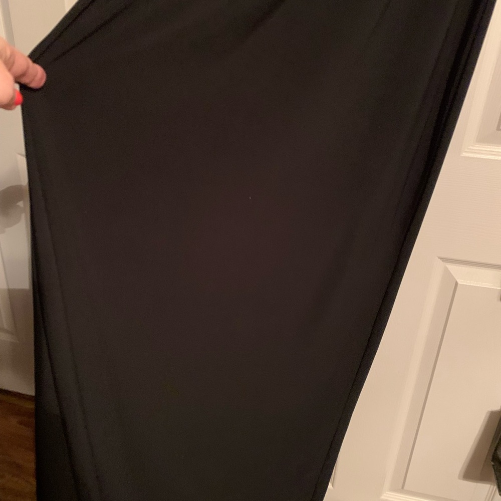 MSK Women's New Asymmetrical  PL Beaded & pearl like Overlay …Gown in black 😎 - Picture 5 of 11